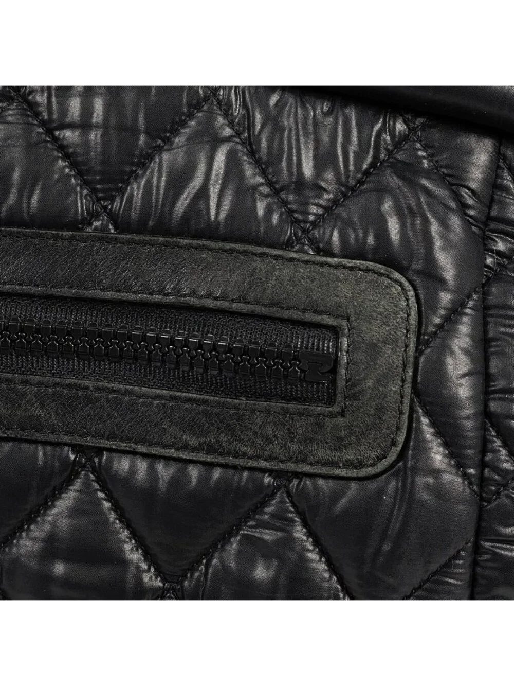 Chanel Handbag Coco Cocoon Mini Boston CC Logo Nylon Black